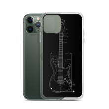 Load image into Gallery viewer, Blueprint (Black Design) iPhone Case