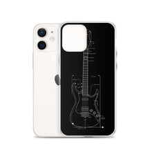 Load image into Gallery viewer, Blueprint (Black Design) iPhone Case