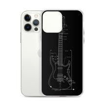 Load image into Gallery viewer, Blueprint (Black Design) iPhone Case