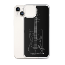 Load image into Gallery viewer, Blueprint (Black Design) iPhone Case