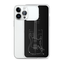 Load image into Gallery viewer, Blueprint (Black Design) iPhone Case