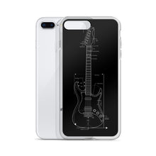 Load image into Gallery viewer, Blueprint (Black Design) iPhone Case