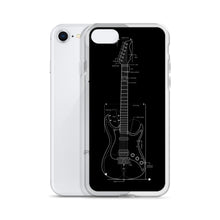 Load image into Gallery viewer, Blueprint (Black Design) iPhone Case