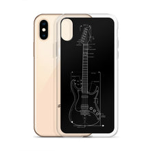 Load image into Gallery viewer, Blueprint (Black Design) iPhone Case