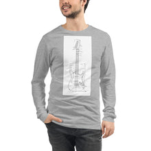 Load image into Gallery viewer, Blueprint Long Sleeve Shirt (White Design)