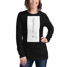 Load image into Gallery viewer, Blueprint Long Sleeve Shirt (White Design)