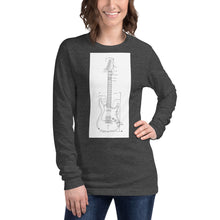 Load image into Gallery viewer, Blueprint Long Sleeve Shirt (White Design)