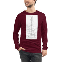 Load image into Gallery viewer, Blueprint Long Sleeve Shirt (White Design)