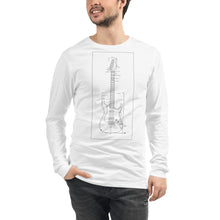 Load image into Gallery viewer, Blueprint Long Sleeve Shirt (White Design)