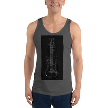 Load image into Gallery viewer, Blueprint Tank Top (Black Design)