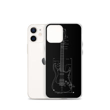 Load image into Gallery viewer, Blueprint (Black Design) iPhone Case
