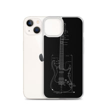 Load image into Gallery viewer, Blueprint (Black Design) iPhone Case
