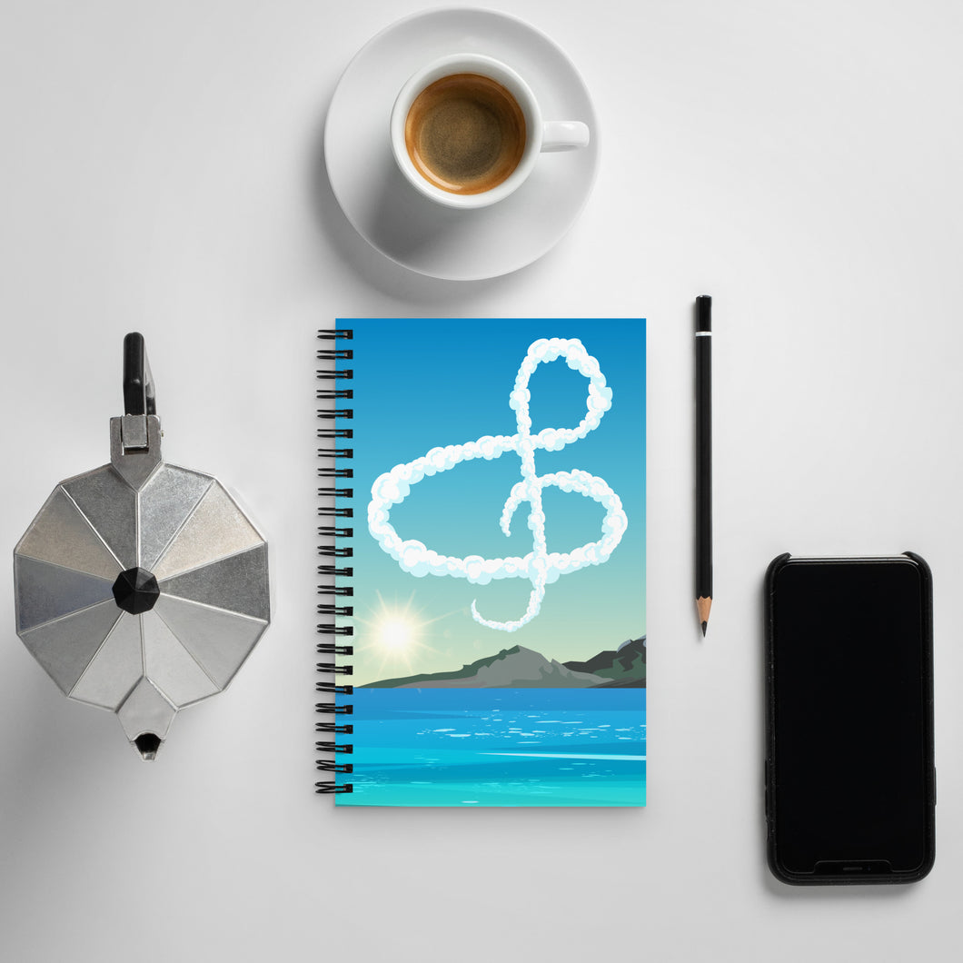 Written In The Clouds Spiral Notebook