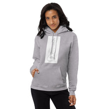 Load image into Gallery viewer, Blueprint Fleece Hoodie (White Design)
