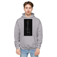 Load image into Gallery viewer, Blueprint Fleece Hoodie (Black Design)
