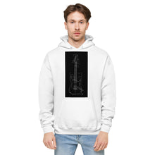 Load image into Gallery viewer, Blueprint Fleece Hoodie (Black Design)
