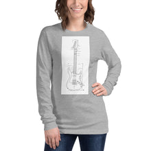 Load image into Gallery viewer, Blueprint Long Sleeve Shirt (White Design)
