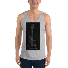 Load image into Gallery viewer, Blueprint Tank Top (Black Design)
