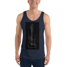 Load image into Gallery viewer, Blueprint Tank Top (Black Design)
