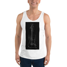 Load image into Gallery viewer, Blueprint Tank Top (Black Design)
